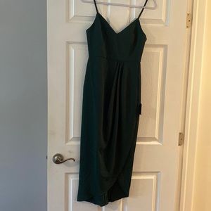 Forest Green Midi Dress